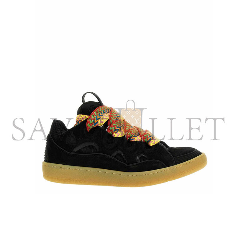 Lanu1n leather curb black fm-skrk11